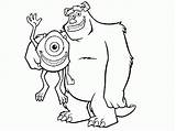 Coloring Pages Monsters Mike Inc Bigfoot Wazowski Kids Monster Disney Truck Printable Drawing Colouring Sulley Finding Sullivan Halloween Color James sketch template