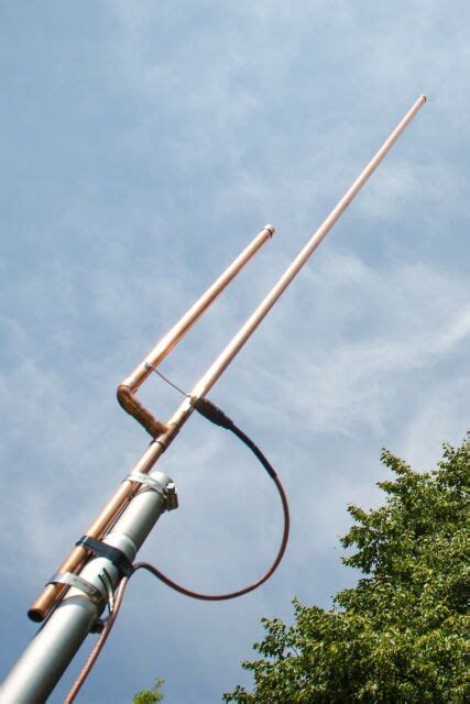 ground plane base antenna  meter cm dual band hduty amateur radio