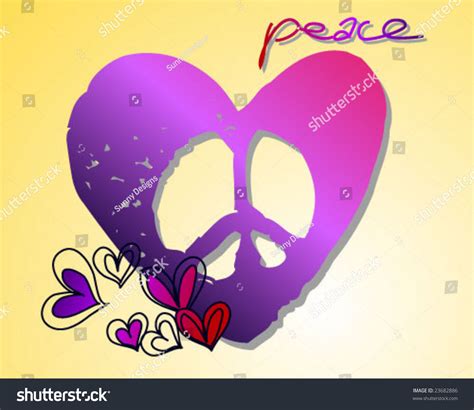 peace heart vector graphic  shutterstock
