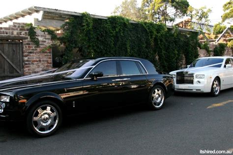 rolls royce phantom wedding car hire sydney deblanco