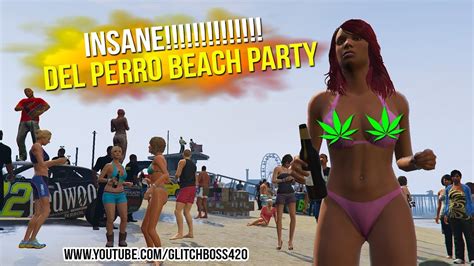 Insane Del Perro Beach Party In Grand Theft Auto 5 Youtube