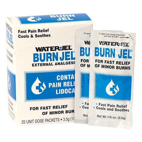 water jel burn jel gm box ems products normed