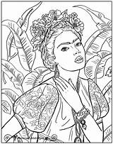 Frida Kahlo Colouring Khalo Whimsical Cuadros Glad Whimsic рисунки Botero Retrato Colorare Whimsicalpublishing Malvorlagen Quadri Wurden Kostenlosen Freuen Vorbeigekommen Diese sketch template