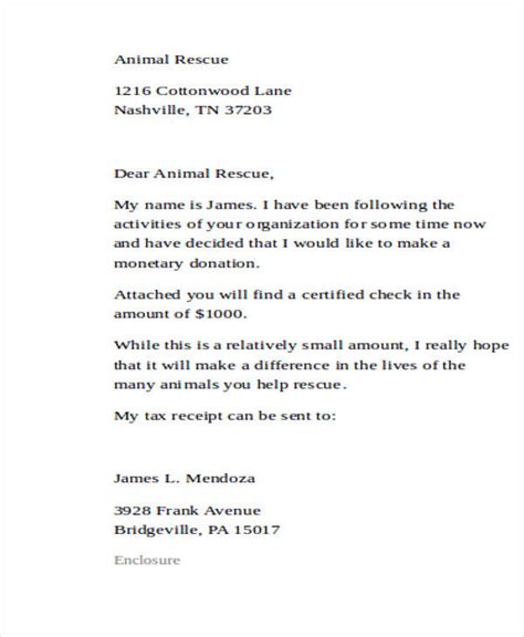 charity letter template hq template documents