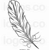 Feather Drawing Clipart Peacock Clip Turkey Coloring Feathers Line Eagle Pages Indian Simple Logo Vector Native Quill American Outline Getdrawings sketch template