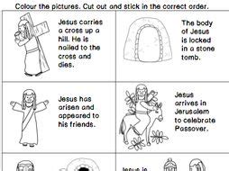 easter story sequencing activity  hollyjack teaching resources tes