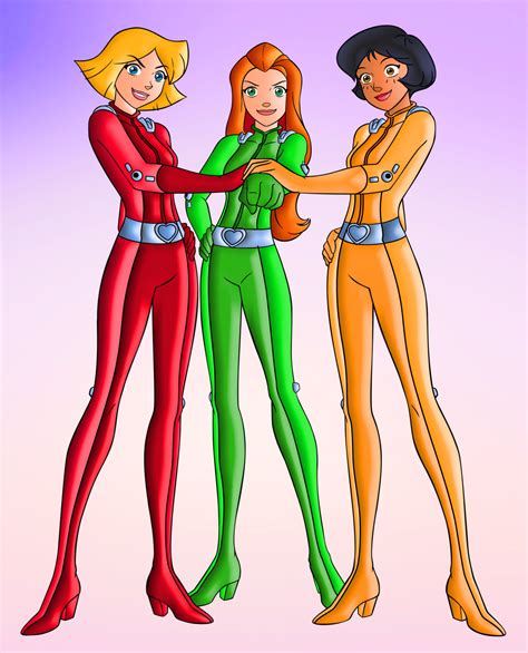 totally spies colourised  cotterill  deviantart