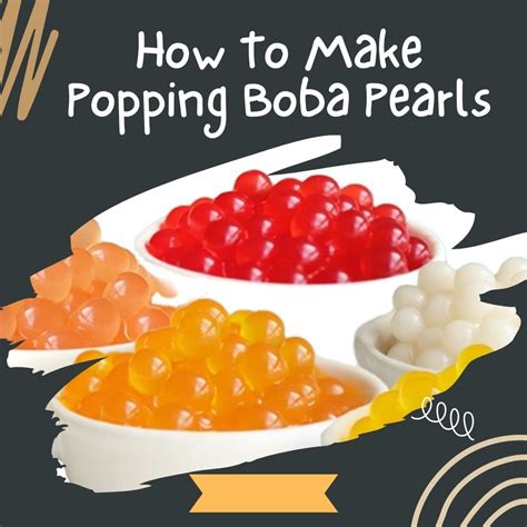 popping boba pearls asian recipe