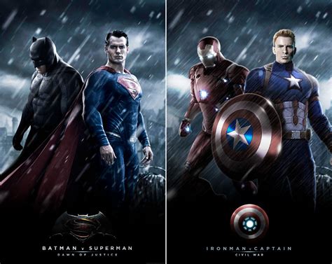 Dc And Marvel Parallel Universe Of Posters Bored Panda