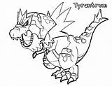 Aurorus Tyrantrum sketch template