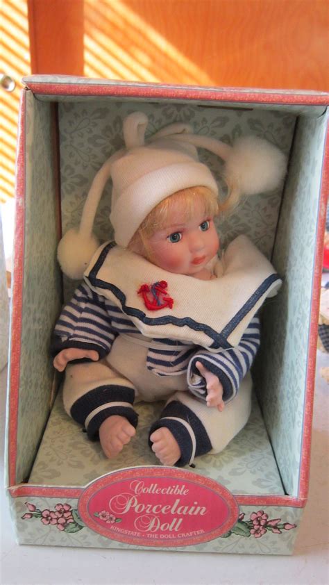 collectible porcelain doll kingstate  doll crafter   etsy