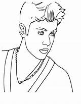 Justin Bieber Coloring Pages Singer Pop Celebrities Country Drawing Singers Cool Printable Color Famous Waverly Place Drawings Getdrawings Getcolorings Categories sketch template