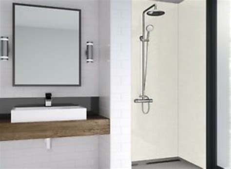 galaxy white bathroom and shower wall panel wetwall