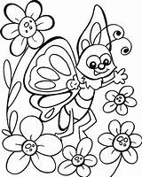 Coloring Butterfly Pages Kids Flower Cartoon Cute Butterflies Color Flowers Colouring Printable Print Happy Chats Truest Friends Getdrawings Adult Choose sketch template