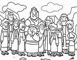 Jesus Coloring Disciples Pages Printable His Cartoon Names Little Big Calling Friends Planet Planets Printables Lovely Color Template Od Getcolorings sketch template