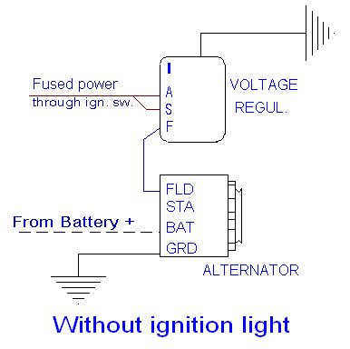 chevy external voltage regulator wiring diagram