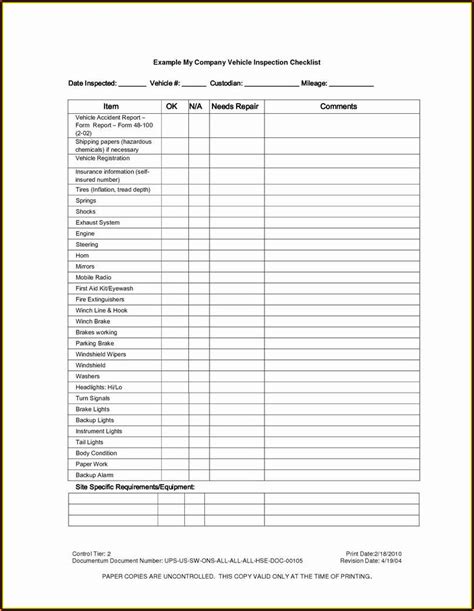 post trip vehicle inspection form form resume examples qjwpxyar