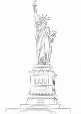 Liberty Coloring sketch template