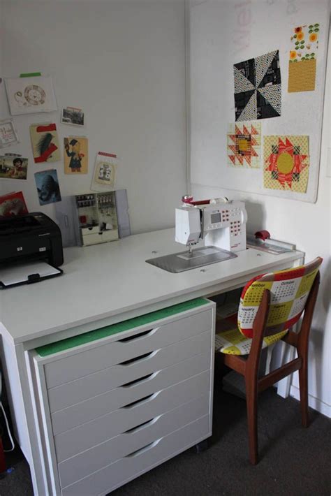image result  craft room ikea alex sewing desk
