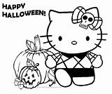 Halloween Coloring Pages Happy Kitty Hello Printable Cat Sheets Book Advertisement Games Kids sketch template