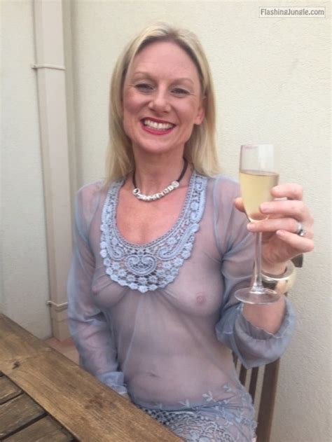 sexy granny cheers in see through dress boobs flash pics mature flashing pics