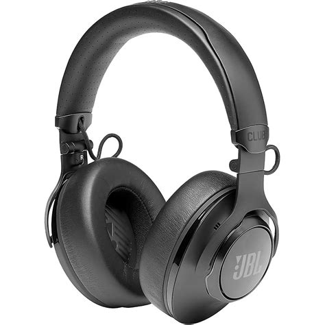 jbl club nc wireless  ear noise cancelling headphones black
