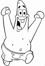 Coloring Pages Patrick Star Kids sketch template