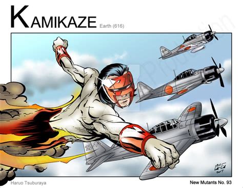 kamikaze  flight color  dristin marvel comics vintage marvel characters superhero