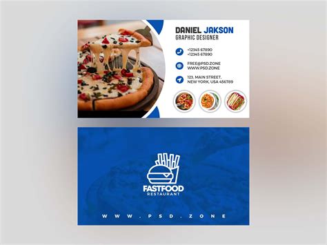 food business cards templates