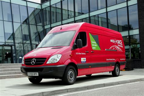 parcelforce roll   eco friendly delivery vans shiply official