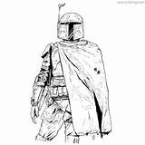 Mandalorian Katan Characters Boba Xcolorings Bett sketch template