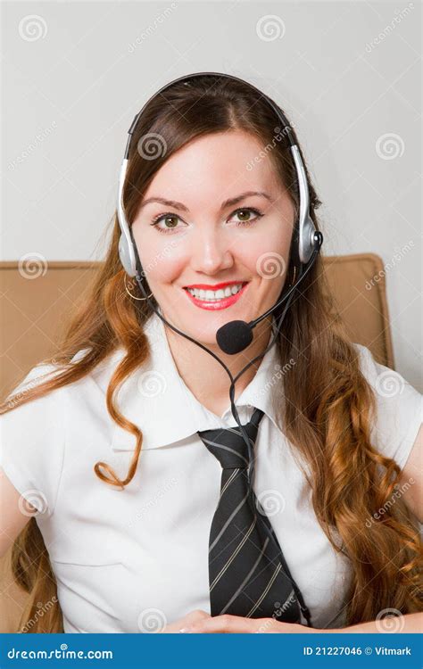 customer service agent stock photo image  caucasian