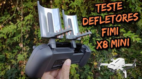 teste defletores drone fimi  mini boosters youtube