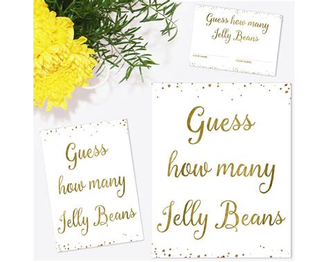 guess   jelly beans baby shower game candy guessing
