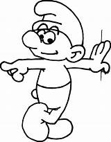 Smurf Wecoloringpage sketch template