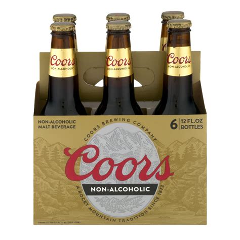 coors  alcoholic malt beverage beer  pack  fl oz bottles  abv  fl oz