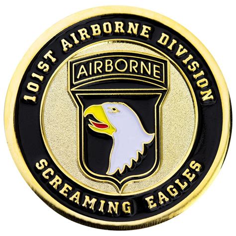 U S Army 101st Airborne Division Coin Usamm