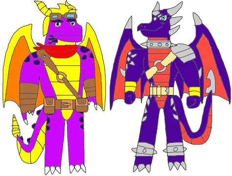 Adult Spyro And Cynder Reignited By Jacobyel On Deviantart
