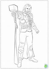 Thor Coloring Pages Marvel Colouring Dinokids Printable Mighty Avengers Print Superhero Books Close Visit sketch template