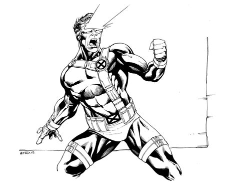 cyclops coloring sheets coloring pages