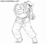 Ryu Draw Fighter Street Characters Fighting Note Game Hello Main Today Who Step sketch template