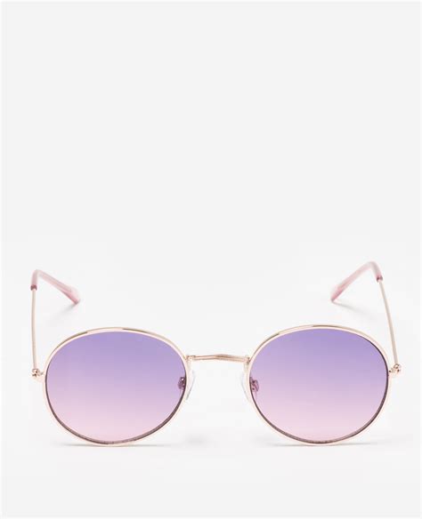 zonnebril met ronde glazen roze  pimkie