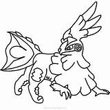 Silvally Chimeric Quadrupedal Lycanroc Midnight Xcolorings Lineart Dusk 828px sketch template