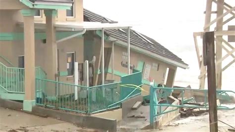 Building Collapses At Daytona Beach Shores As Tropical Storm Nicole