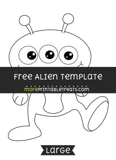 alien template large shapes  templates printables