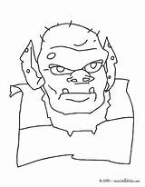 Coloring Ogre Face Pages Monster Halloween Color Z31 Scary Designlooter Odd Dr Hellokids Print 2021 sketch template