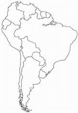 America Sudamerica América Mudo Channelbiz Sudamérica Paises Siluetas sketch template