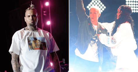 Eminem Sides With Chris Brown After Rihanna Assault In