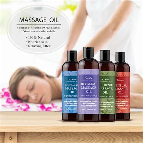 private label compound essential oil relaxing sensual sex body massage