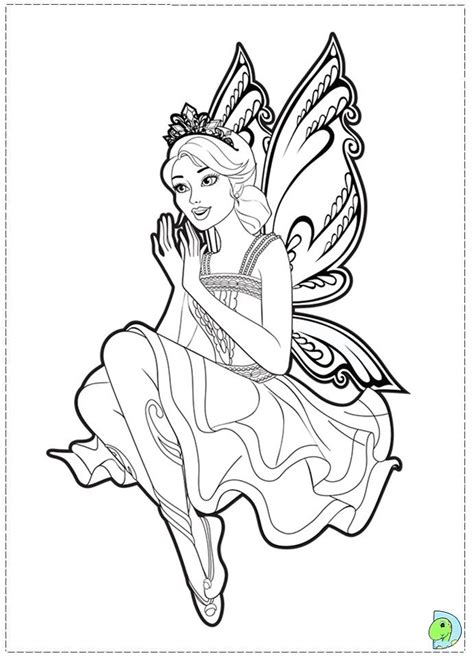 barbie fairy princess coloring pages fairy princess coloring pages